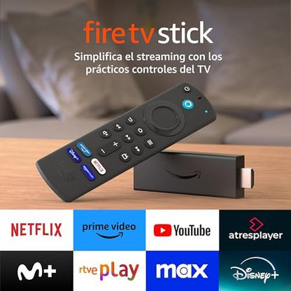 Fire TV Stick con mando por voz Alexa (incluye controles del TV)